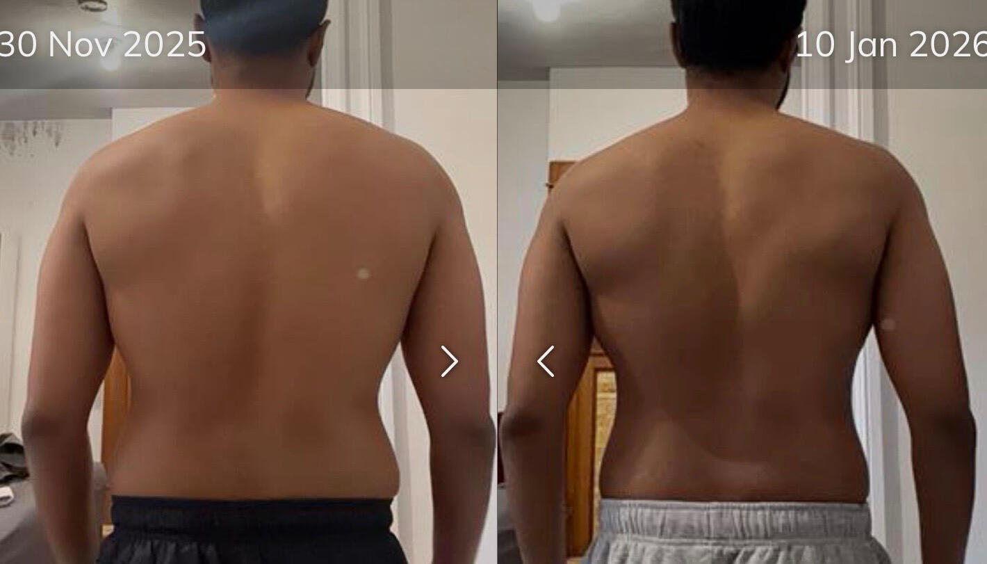 Fayaz - Team PL Fayaz 30-day transformation working 40 hours a week away from home in Canada, Pratyush Liftz client